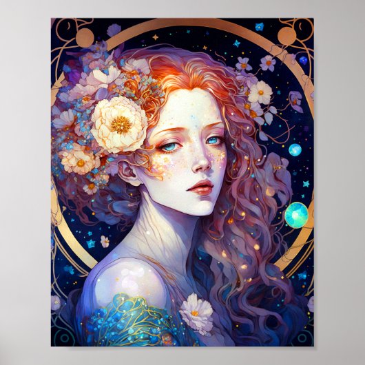 Goddess Fantasy Art Poster (Vorne)