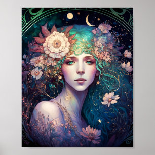 Goddess Fantasy Art Poster