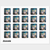 Goddess Fantasy Art Square Sticker (Blatt)