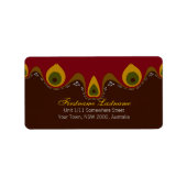 Goddess Flame Special Labels Adressaufkleber (Vorne)