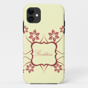 Goddess Floral iPhone 5 BT Fall, Red Case-Mate iPhone Hülle