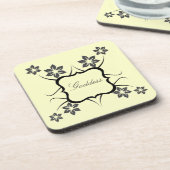 Goddess Floral Untersetzer Set, Dunkelgrau (Linke Seite)