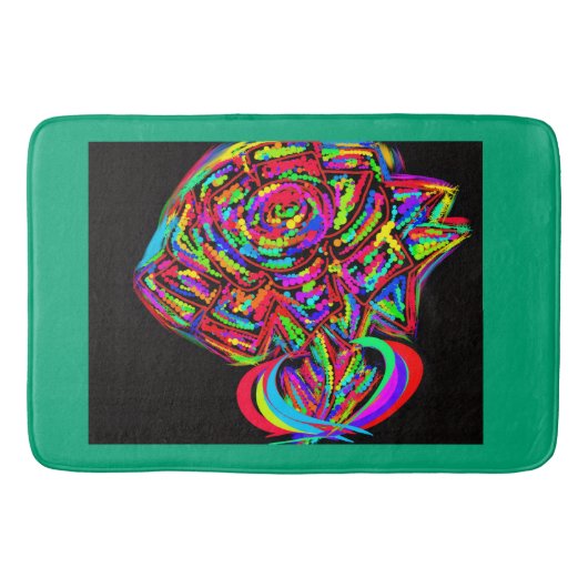 Goddess Flower Bath Mat Badematte (Vorderseite)