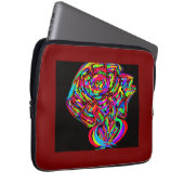 Goddess Flower Laptop Sleeve (Vorne Rechts)