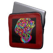 Goddess Flower Laptop Sleeve (Vorderseite Links)