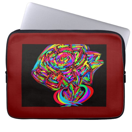 Goddess Flower Laptop Sleeve (Vorderseite)
