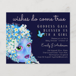 Goddess GAIA Fantasy Art Blume Babydusche
