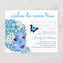 Goddess GAIA Fantasy Art Blume Babydusche