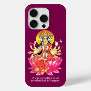 Goddess Gayatri Devi über Lotus Hindu Deity Case-Mate iPhone Hülle