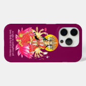 Goddess Gayatri Devi über Lotus Hindu Deity Case-Mate iPhone Hülle (Rückseite (Horizontal))