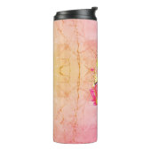 Goddess Gayatri Devi über Lotus Hindu Deity Thermosbecher (Nach links gedreht)