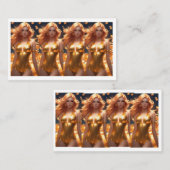 Goddess Glamour: Aphrodite Portrait Visitenkarte (Vorne/Hinten)