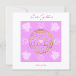 Goddess Grid 5.25"x 5.25" Faltkarte Karte