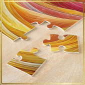 Goddess Head kosmic Hair geschlossen Augen Juni - Puzzle