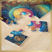 Goddess Head Sonnenhaus geschlossen Augen Juli - Puzzle