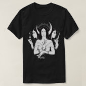 Goddess Hecate Triple Moon Goddess Pagan Wicca Tri T-Shirt (Design vorne)