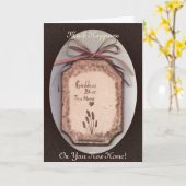 Goddess House Blessing/New Zuhause Triskele Karte (Gelbe Blume)