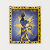 Goddess Inanna - Ishtar Tapestry Wall hanging Wandteppich (Vorderseite)