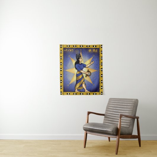 Goddess Inanna - Ishtar Tapestry Wall hanging Wandteppich (Beispiel)