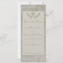 Goddess Juno Roman Motif Save the Date Einladung