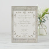 Goddess Juno Symbol für die Marmoreinladung Einladung (Stehend Vorderseite)