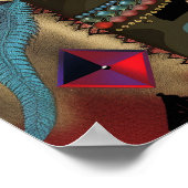 Goddess Kali Mystical Surreal Art Poster (Ecke)