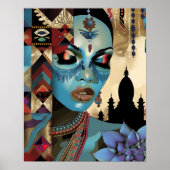 Goddess Kali Mystical Surreal Art Poster (Vorne)