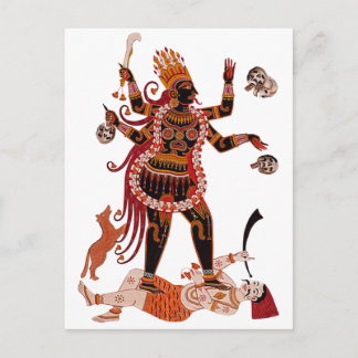Goddess Kali Postkarte