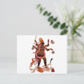 Goddess Kali Postkarte (Stehend Vorderseite)