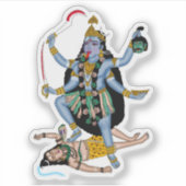 Goddess Kali Sticker (Vorderseite)
