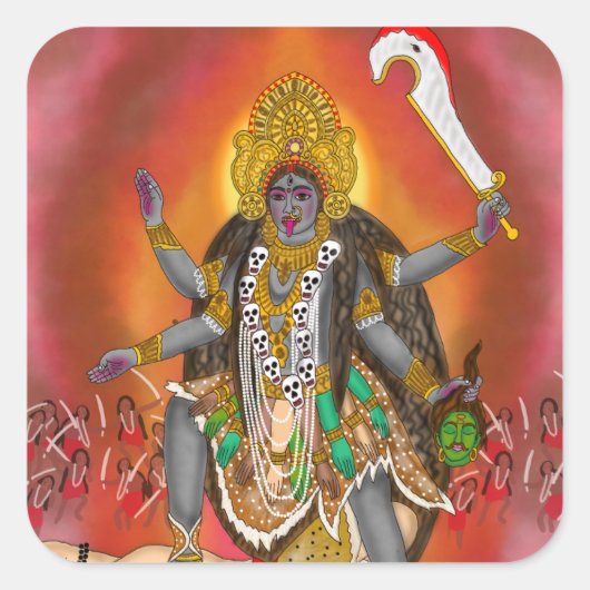 Goddess Kali Stickers (Vorderseite)