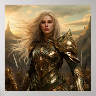Goddess-Kriegerin Poster