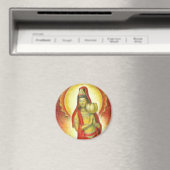Goddess Kuan Yin's Lotus Magnet (In Situ (Geschirrspüler))