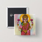 Goddess Lakshmi Button (Vorne & Hinten)