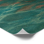 Goddess Lakshmi | Göttliche Energie des Wohlstands Poster (Ecke)