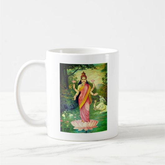Goddeß Lakshmi Kaffeetasse (Links)