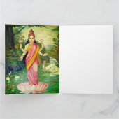 Goddeß Lakshmi Karte (Innenseite)
