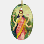 Goddeß Lakshmi Keramik Ornament (Links)