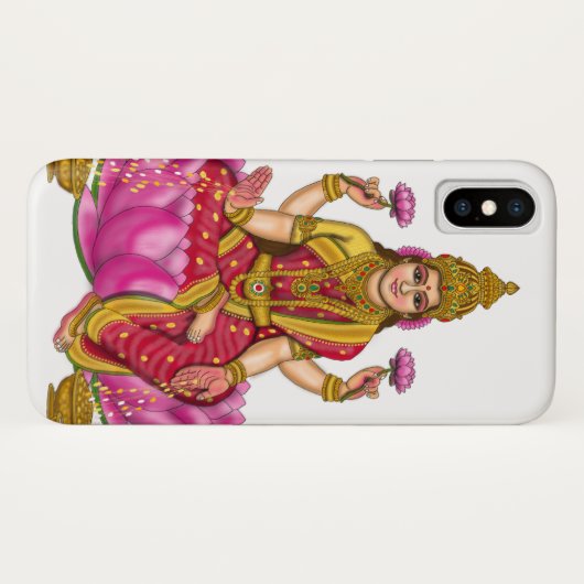 Goddess Lakshmi Mobile Cover (Rückseite (Horizontal))