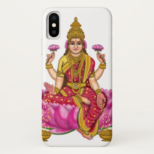 Goddess Lakshmi Mobile Cover (Rückseite)