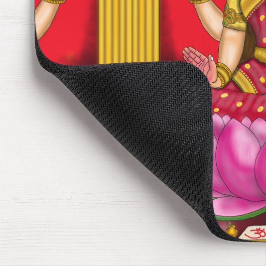 Goddess Lakshmi Mouse Pad Mousepad (Ecke)