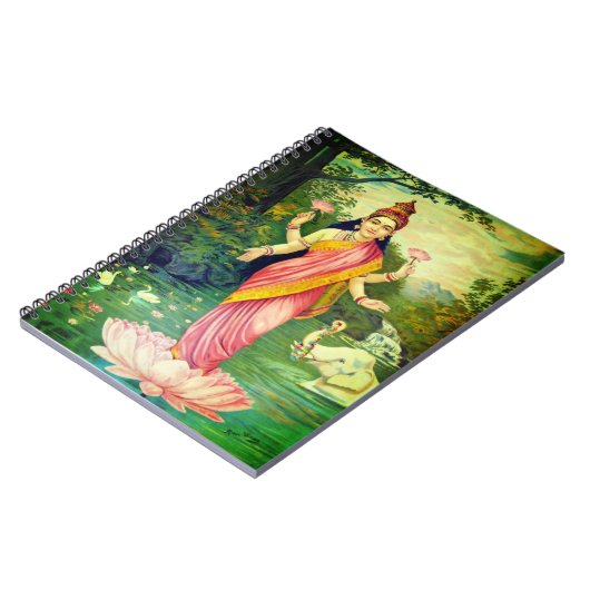 Goddeß Lakshmi Notizblock (Linke Seite)