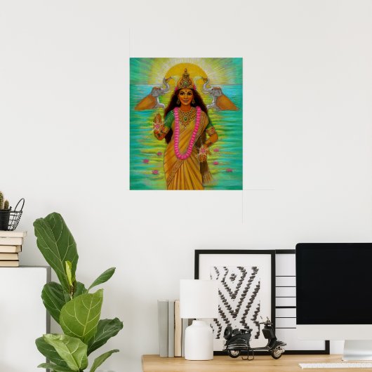 Goddess Lakshmi Poster (Heimbüro)