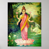 Goddeß Lakshmi Poster (Vorne)