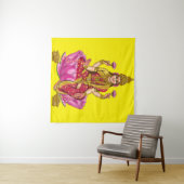 Goddess Lakshmi Poster Wandteppich (Beispiel (Horizontal))