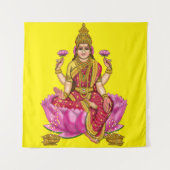 Goddess Lakshmi Poster Wandteppich (Vorderseite)