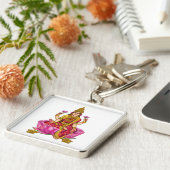 Goddess Lakshmi Schlüsselanhänger (Seite)