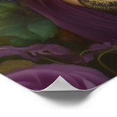 Goddess Lilith im Garten Eden Snake Art Poster (Ecke)