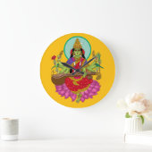 Goddess Matangi Clock Große Wanduhr (Zuhause)