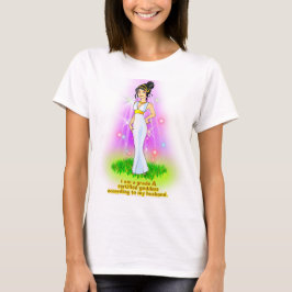 Goddess Maternity T - Shirt (Black Hair)
